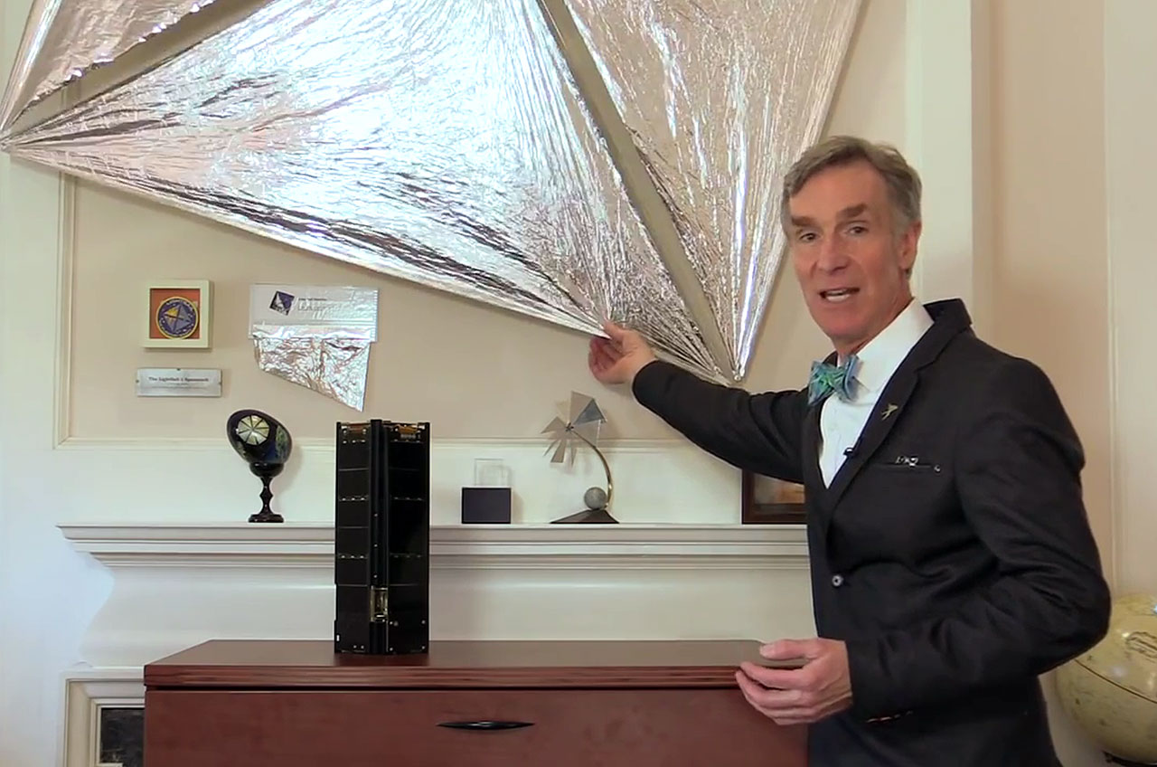 Bill Nye Launches Kickstarter to Push Solar Sailing Cubesat to Space